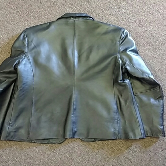 Leather blazer - Picture 5 of 5